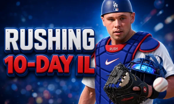 Dalton Rushing Dodgers 10-day injured list elbow