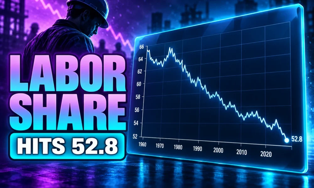labor share hits 52.8 percent BLS Q2 2026