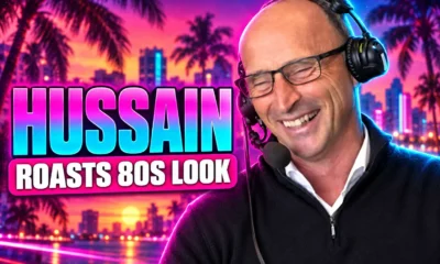 Nasser Hussain ChatGPT 80s look Edgbaston commentary