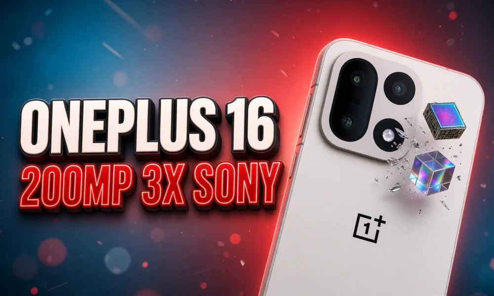 OnePlus 16 200MP main and 3x Sony leak