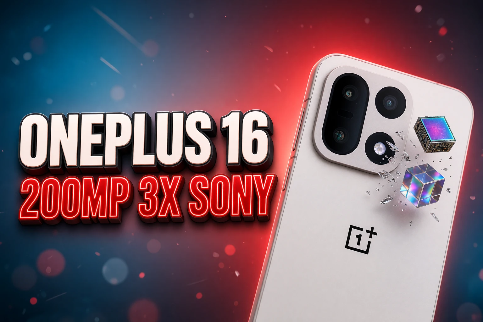OnePlus 16 200MP main and 3x Sony leak