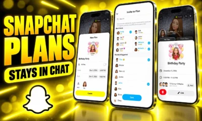 Snapchat Plans event invite in one-on-one chat