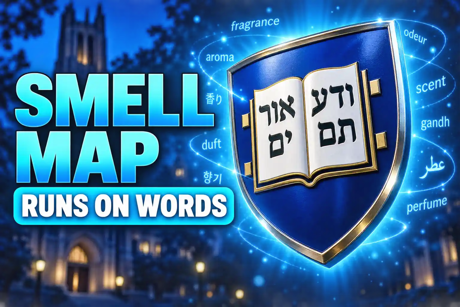 Yale smell map AI uses words not molecules
