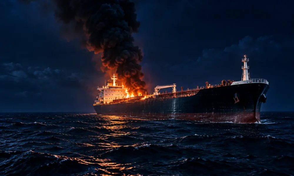 El Gaia tanker attack off Oman one missing