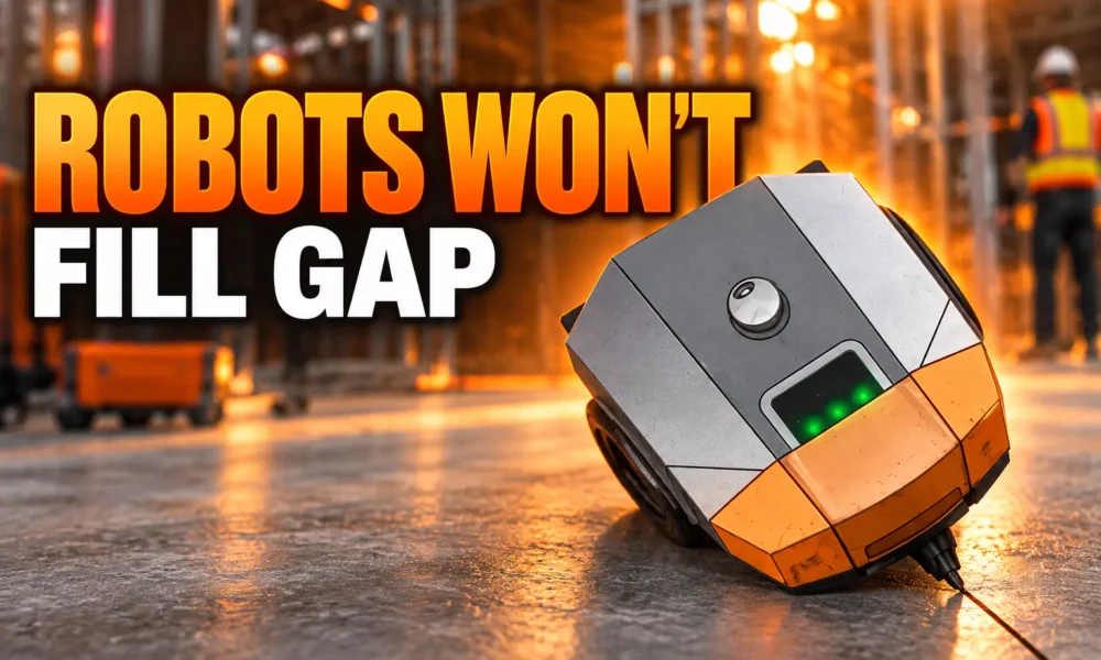 construction robots factory-built homes US housing shortage