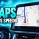 Google Maps Android Auto always-on speedometer speed limits