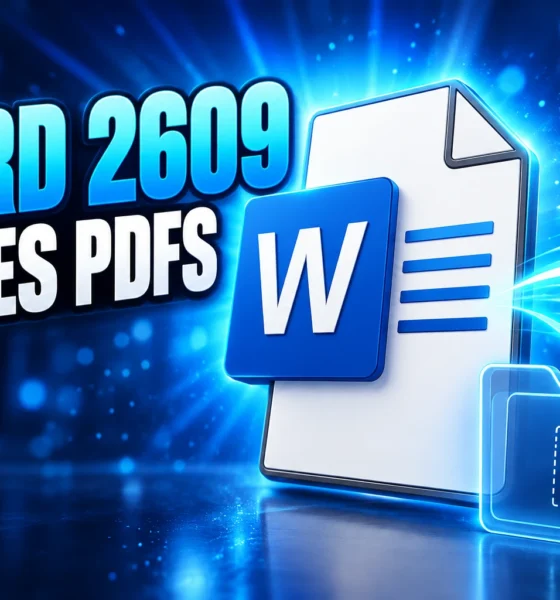 Word 2609 PDF save SharePoint INetCache bug